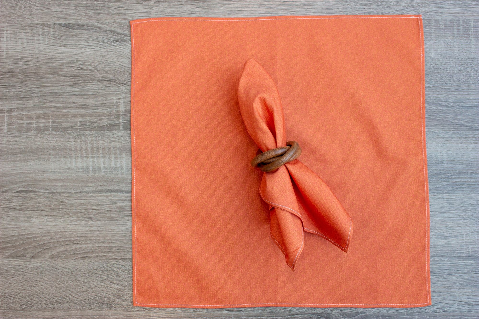 SquaredCharm Orange Solid Napkin Set