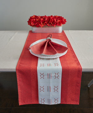 SquaredCharm Imani Red Napkin Set