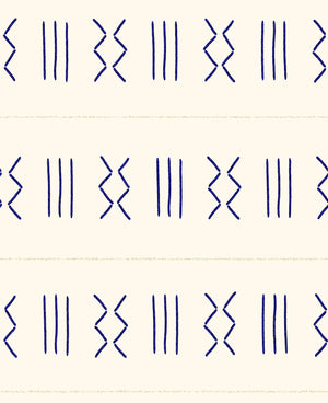 SquaredCharm Imani Blue Napkin Set