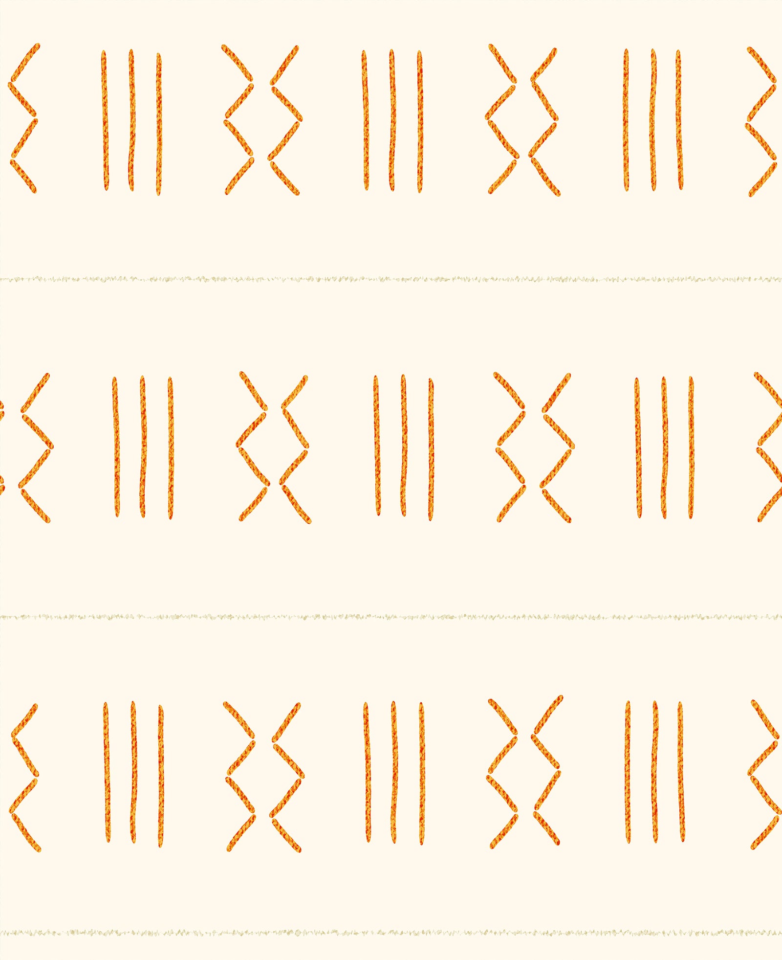 SquaredCharm Imani Orange Napkin Set