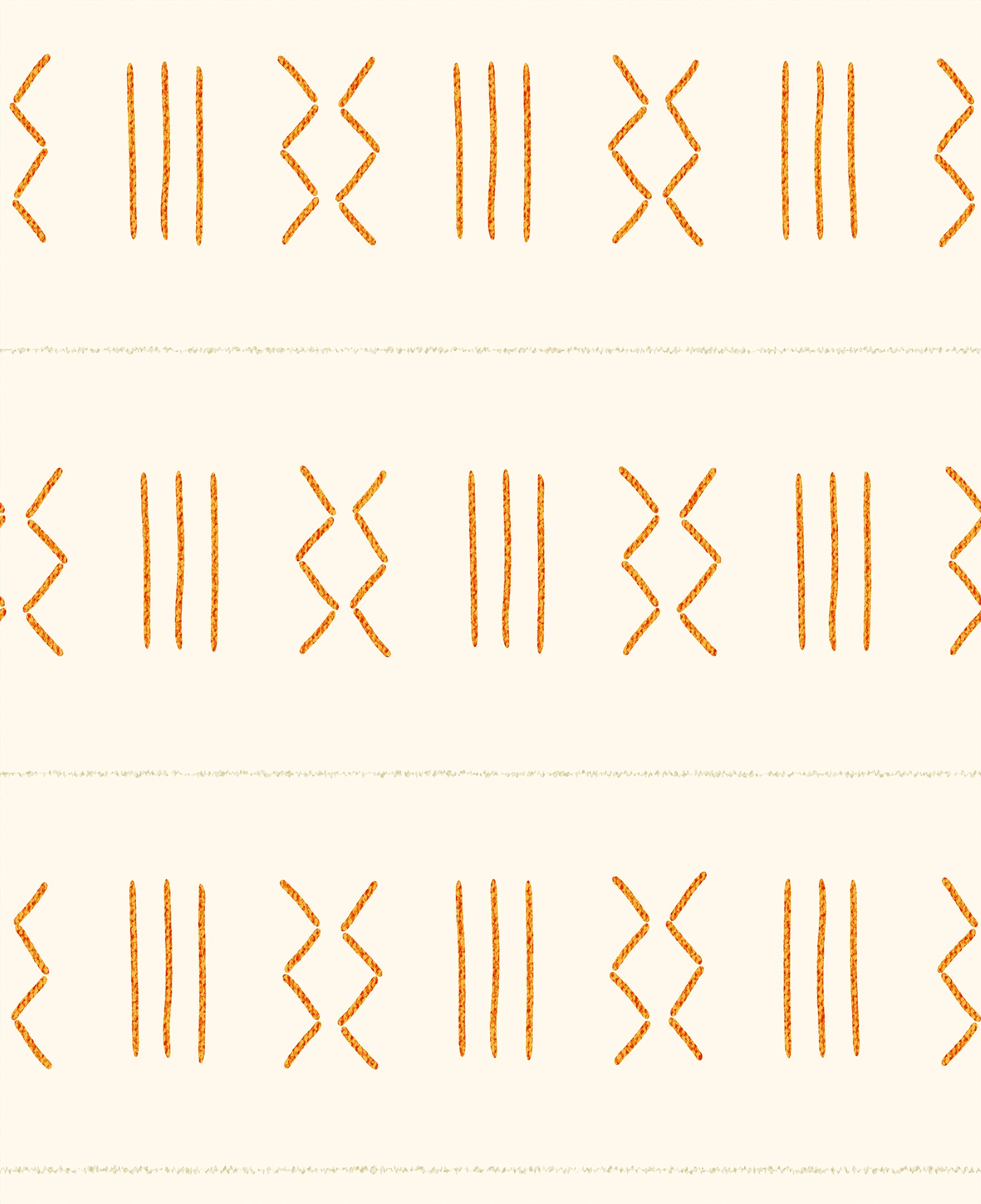 SquaredCharm Imani Orange Napkin Set