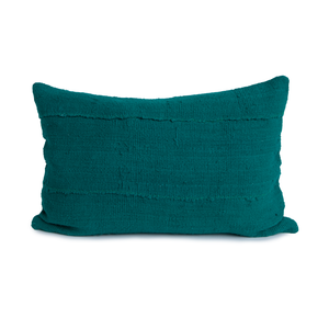 Emerald Mud Cloth Pillow Cover
