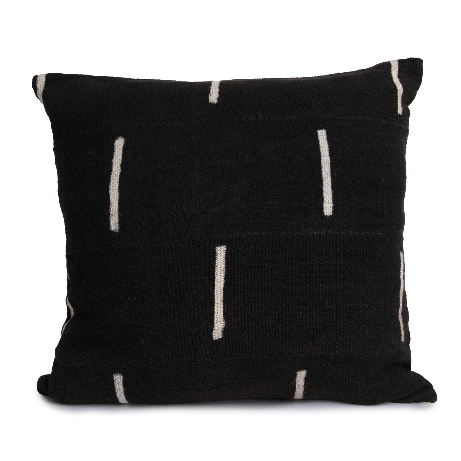 Black | Simple Lines | Mud Cloth Pillow Cover | Dabney