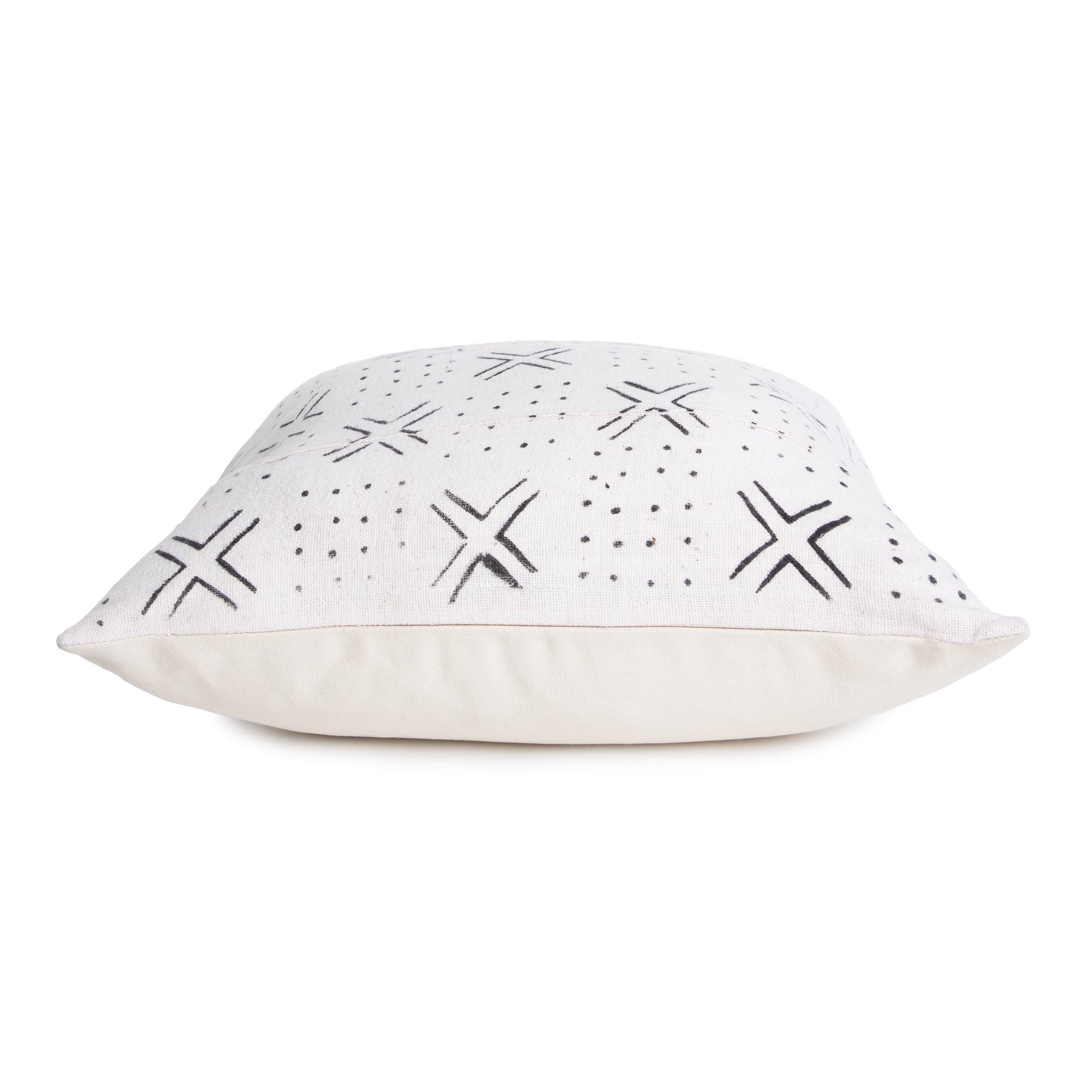 White Mud Cloth Pillow Cover | Bethany|