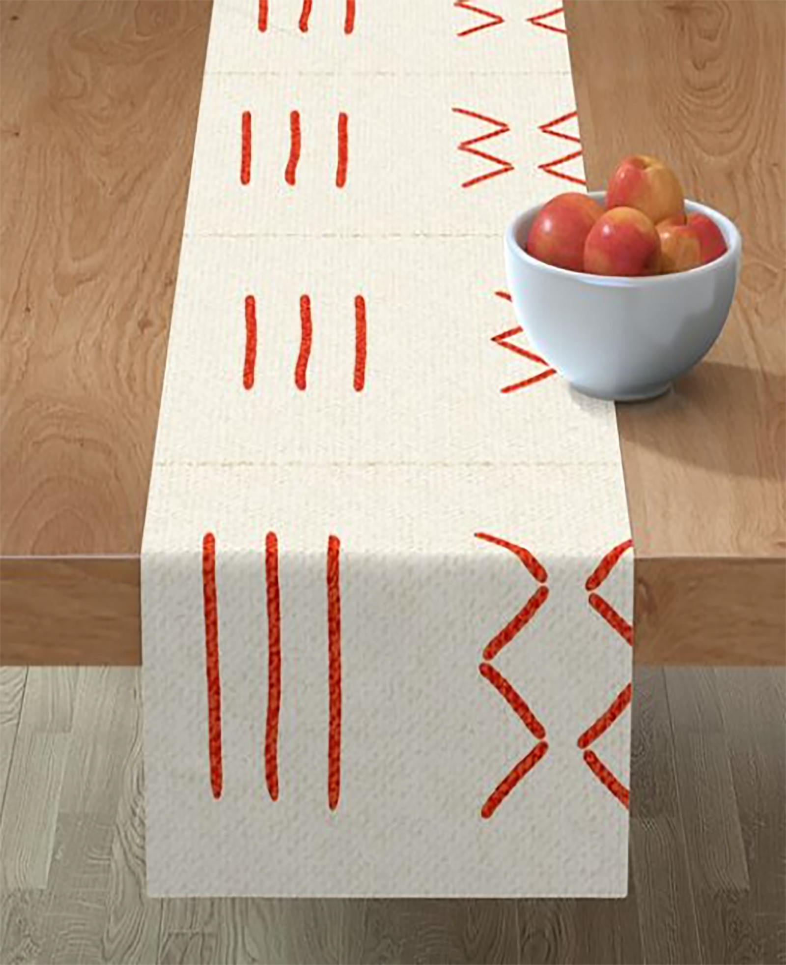 SquaredCharm Imani Red Table Runner